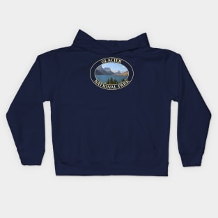 Saint Mary Lake at Glacier National Park in Montana Kids Hoodie